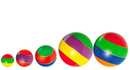 Купить Мячи резиновые (комплект из 5 мячей различного диаметра) в Ивантеевке 